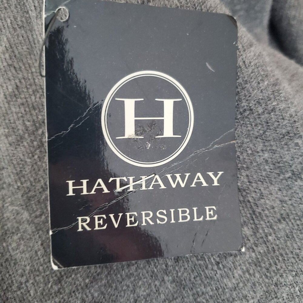 NWT Hathaway Sweater 1/4 Zip Pullover Gray Long Sleeve Size XXL NEW - Picture 6 of 8